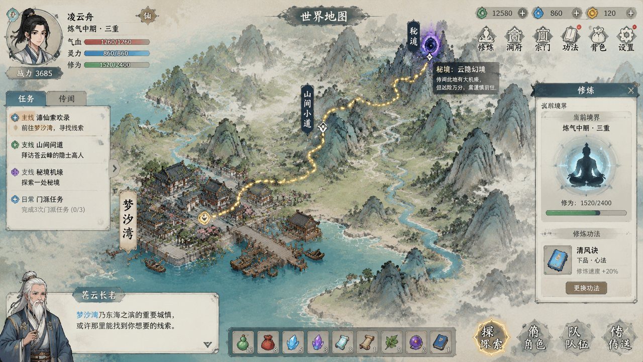 谪仙索欢录 探索场景 展示图 2